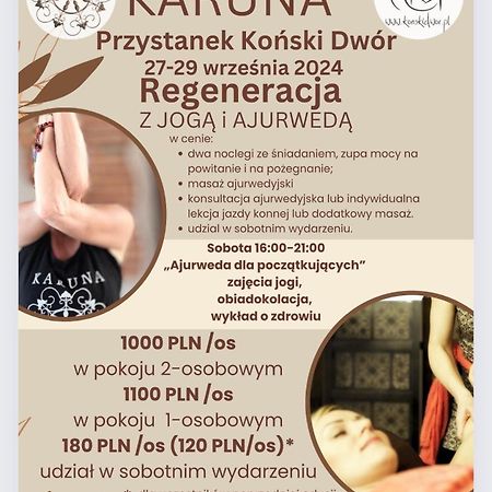 Agroturystyka Karuna - Ajurweda I Joga - W Konskim Dworze Oborniki Śląskie Exterior foto
